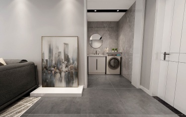 93平2室现代简约客厅