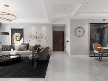 135平公园印象现代风格