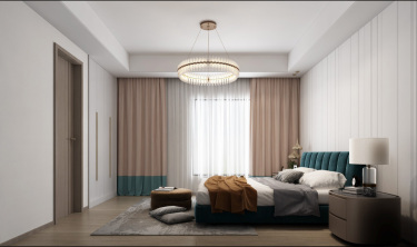 137平跃层/复式现代简约卧室