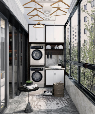 140平跃层/复式雅致新中卧室