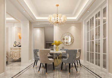 200平跃层/复式原木风客厅