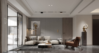 200平4室原木风客厅