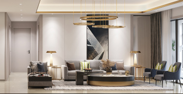 210平周山汇水现代风格-低奢现代设计，演绎优雅静谧生活