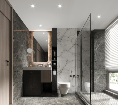 200平4室原木风卫生间