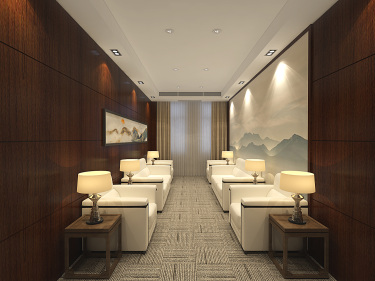 300平2室现代简约餐厅