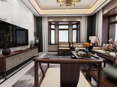 109平橡树湾中式风格