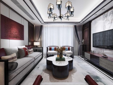 123平橡树湾中式风格案例