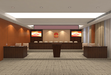 300平2室现代简约客厅