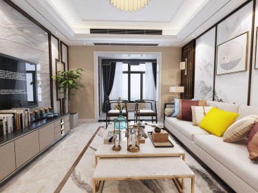 110平美地公园天下中式风格