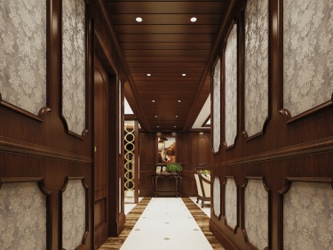 164平4室原木风走廊