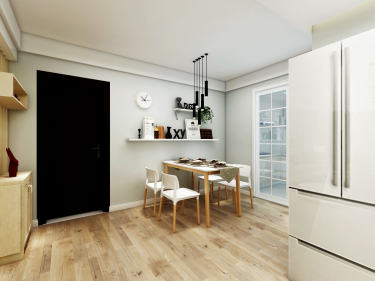 123平3室原木风餐厅