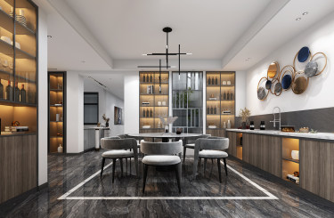 288平4室现代简约餐厅