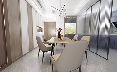 176平4室原木风餐厅