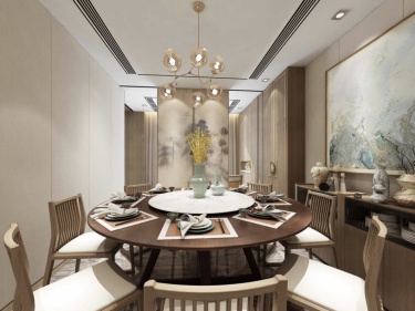 95平保利融侨时光印象新中式风格