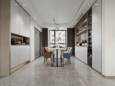 147平4室现代简约餐厅