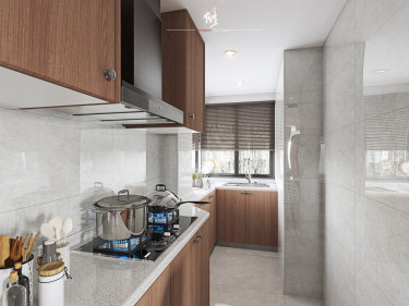 120平3室禅意日式厨房