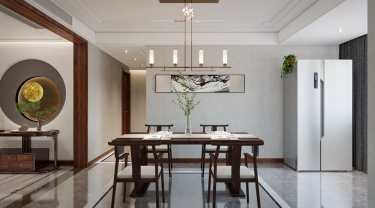 140平4室雅致新中餐厅