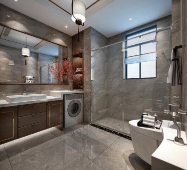 260平别墅雅致新中卫生间