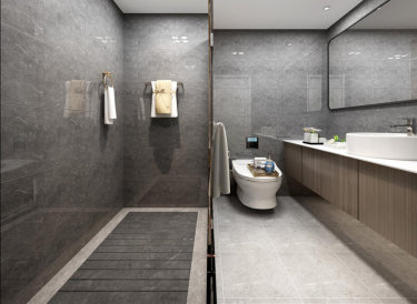 130平4室现代简约卫生间