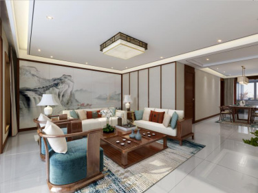 130平唐延九郡新中式风格