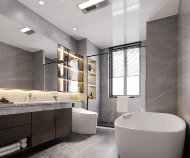 180平4室现代简约卫生间