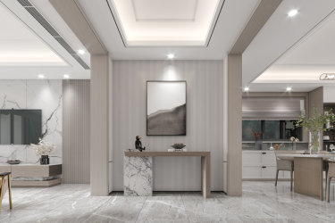 180平4室现代简约玄关