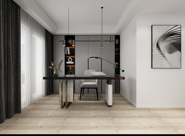 130平4室现代简约书房