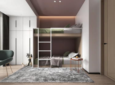 135平4室现代简约卧室