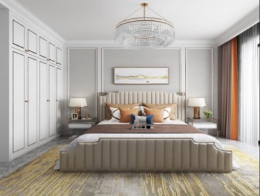 140平丹枫园美式风格三居