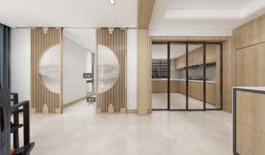 420平别墅雅致新中餐厅