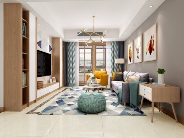 105平朗诗新郡现代风格