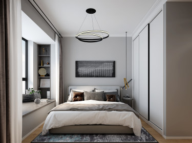 116平4室现代简约卧室