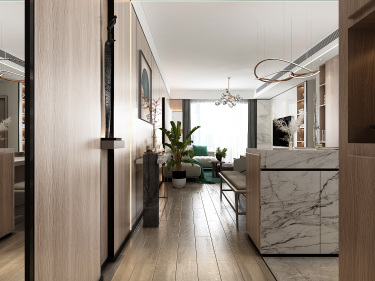 102平3室现代简约餐厅