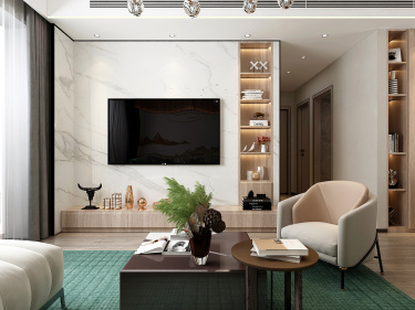 102平新天鹅堡现代风格-原木、简约、生机、山水、禅意