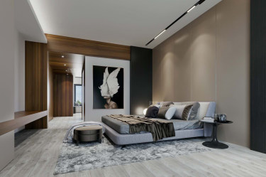 268平4室现代简约卧室