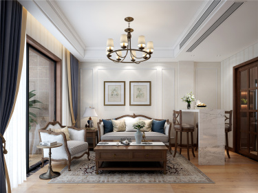 120平河滨雅苑美式风格-静谧时光