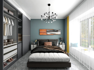 131平4室现代简约卧室