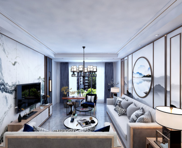 124平4室雅致新中餐厅