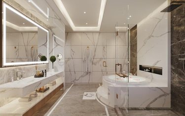 600平3室现代简约卫生间