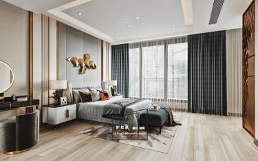 177平别墅现代简约卧室