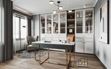 177平别墅现代简约餐厅