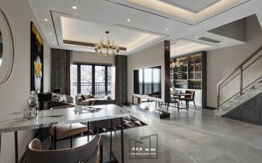 177平别墅现代简约客厅