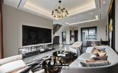 177平别墅现代简约客厅