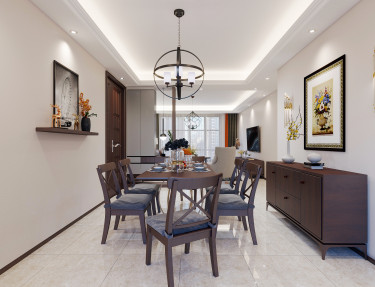 154平2室雅致新中餐厅