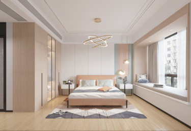 235平4室雅致新中卧室