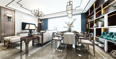 126平3室雅致新中餐厅