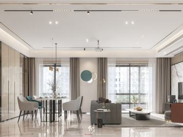 129平大名城紫金九号现代风格—将时尚进行到底