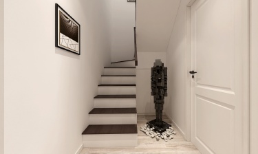 147平跃层/复式现代简约客厅