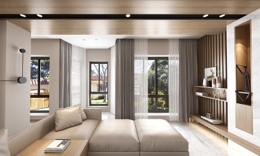 230平别墅现代简约客厅