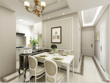 95平3室原木风餐厅